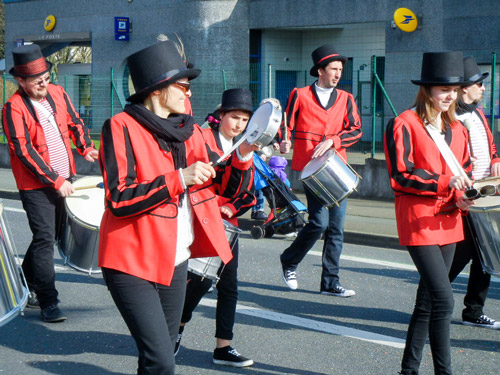 Fanfare brésilienne au carnaval des quartiers sud du Mans