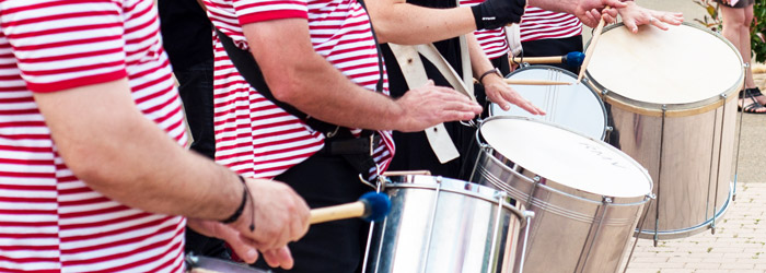 les percussions de la batucada