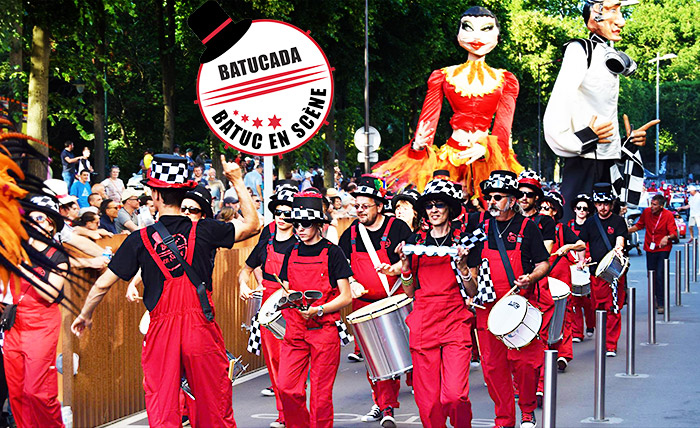 Groupe de percussions batucada